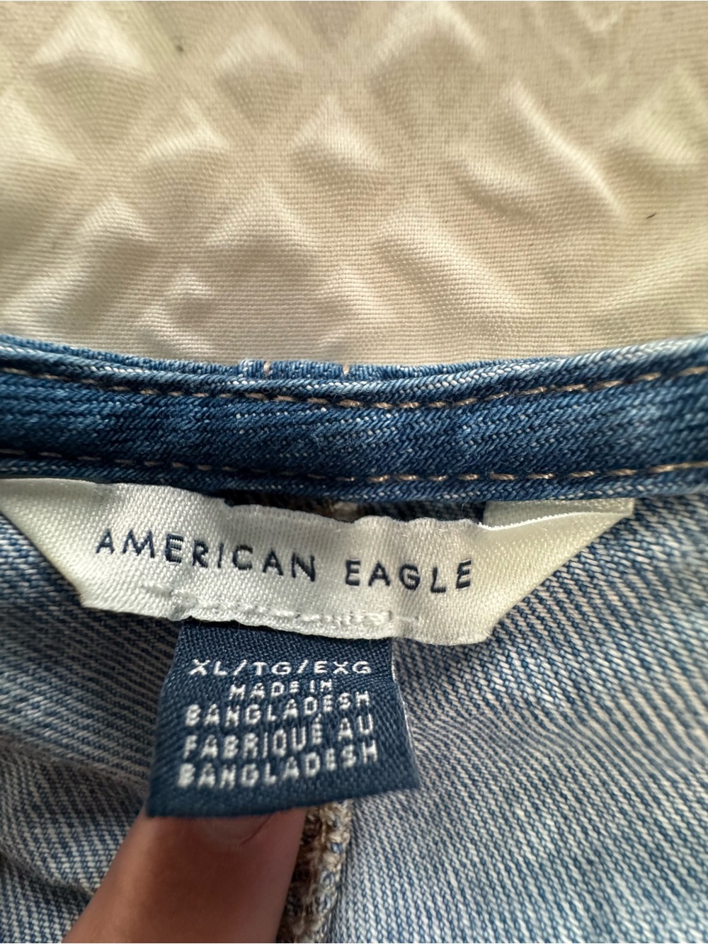 American Eagle Outfitters Blue Denim Button-Front Pinafore Dress - Picture 2 of 5